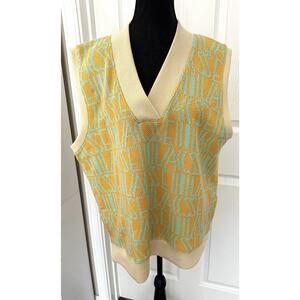 Men’s Neoity Yellow Sweater Vest